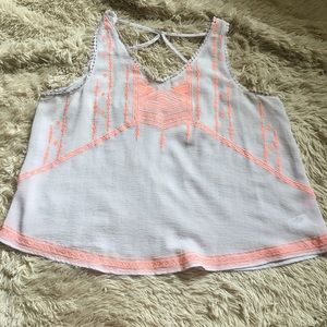 Xhileration flowy tank top w/ matching shell